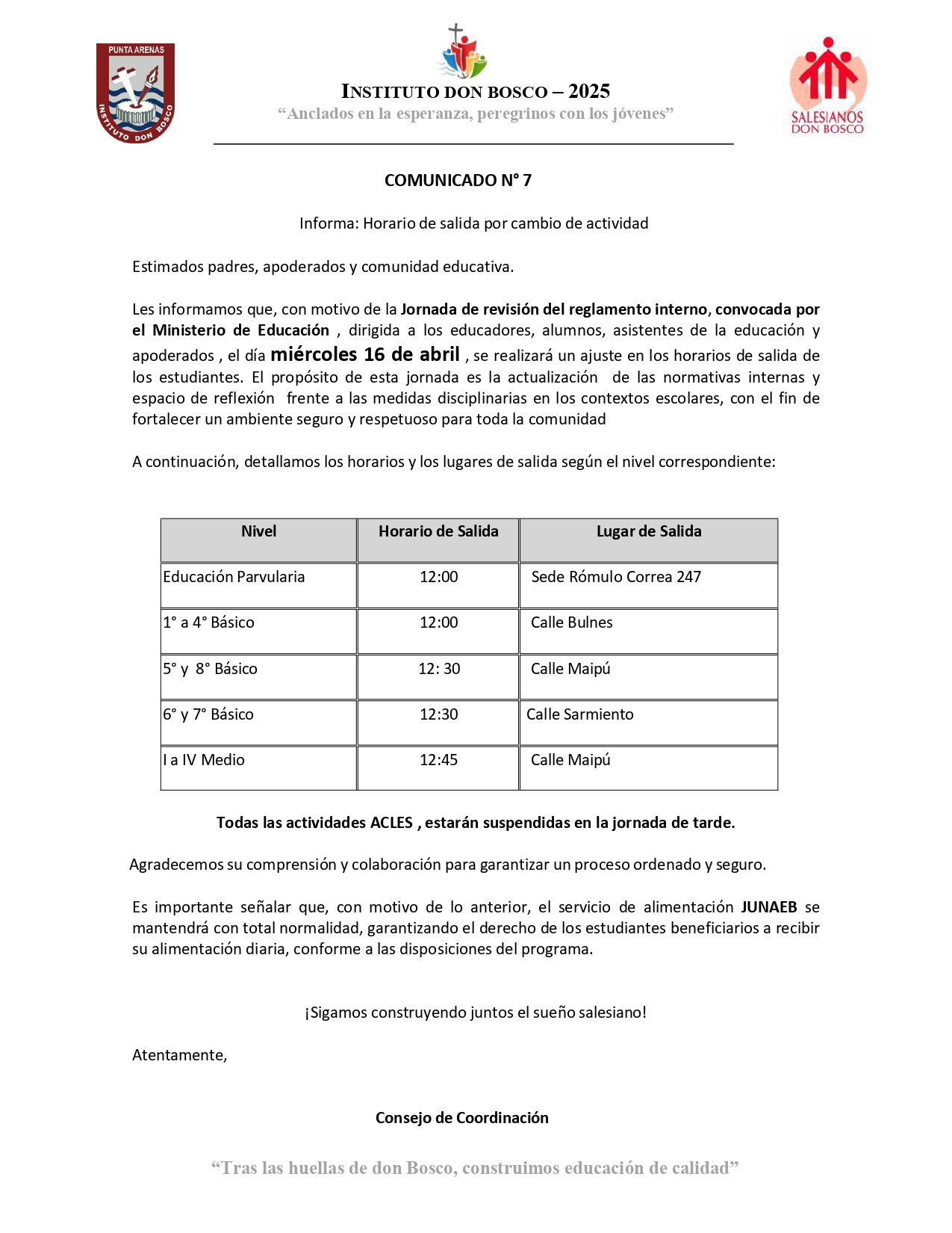 comunicado 7 salida 16 de abril page 0001