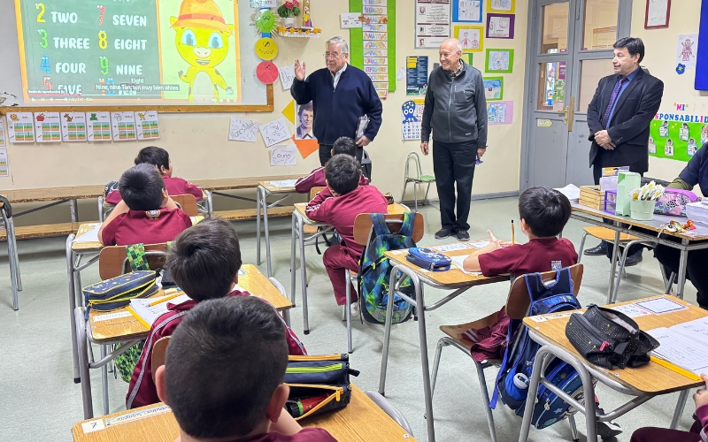 Desde México, Padres salesianos visitan nuestro instituto