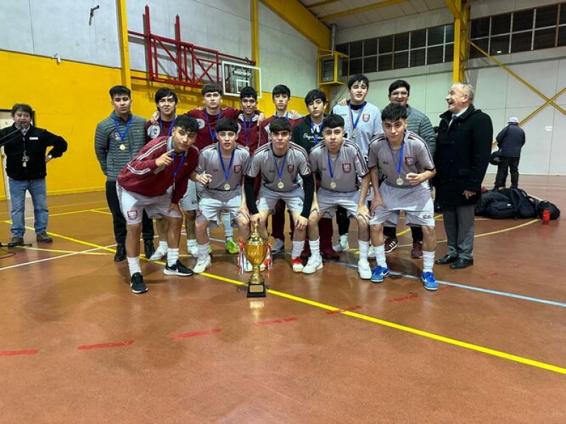 Campeones de Futsal Escolar 2024.