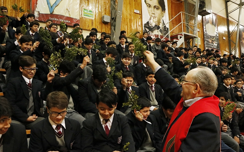 Lunes de ramos en el Instituto Don Bosco.