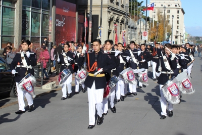 Desfile en honor a los 96 años de Carabineros de Chile.